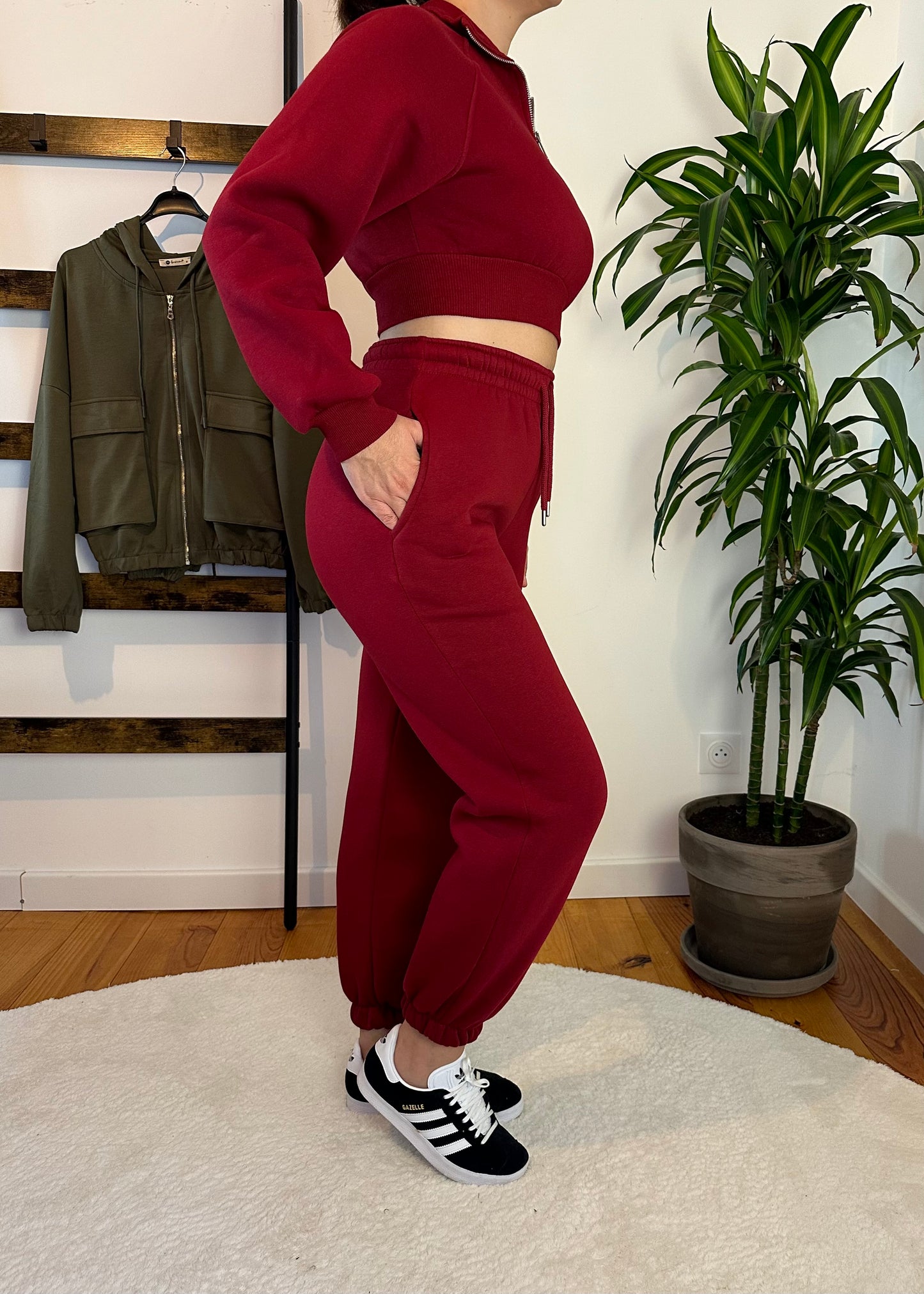 Ensemble jogging rouge Özlem