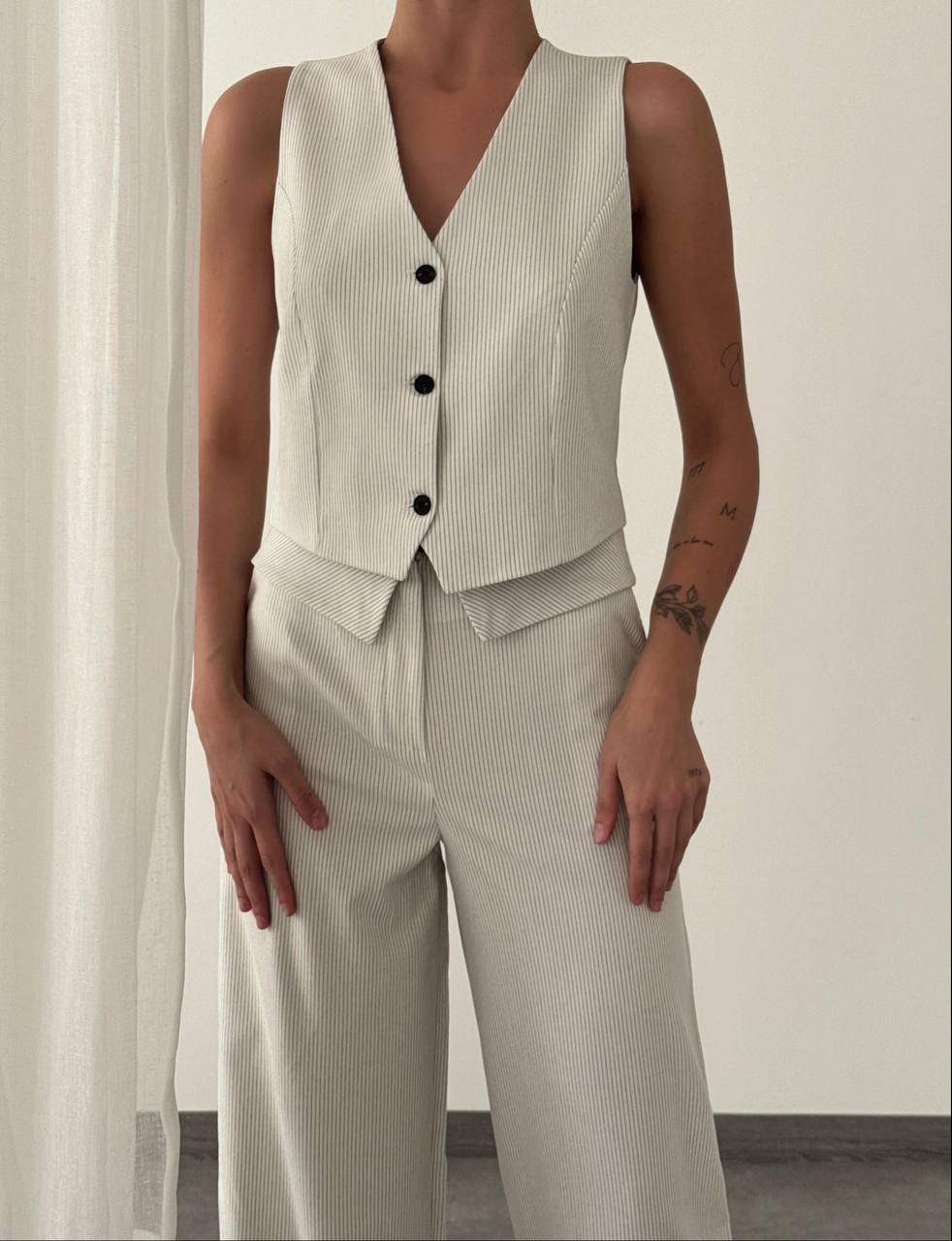 Ensemble ALYA gilet et pantalon